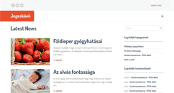 Desktop Screenshot of jegeskave.hu